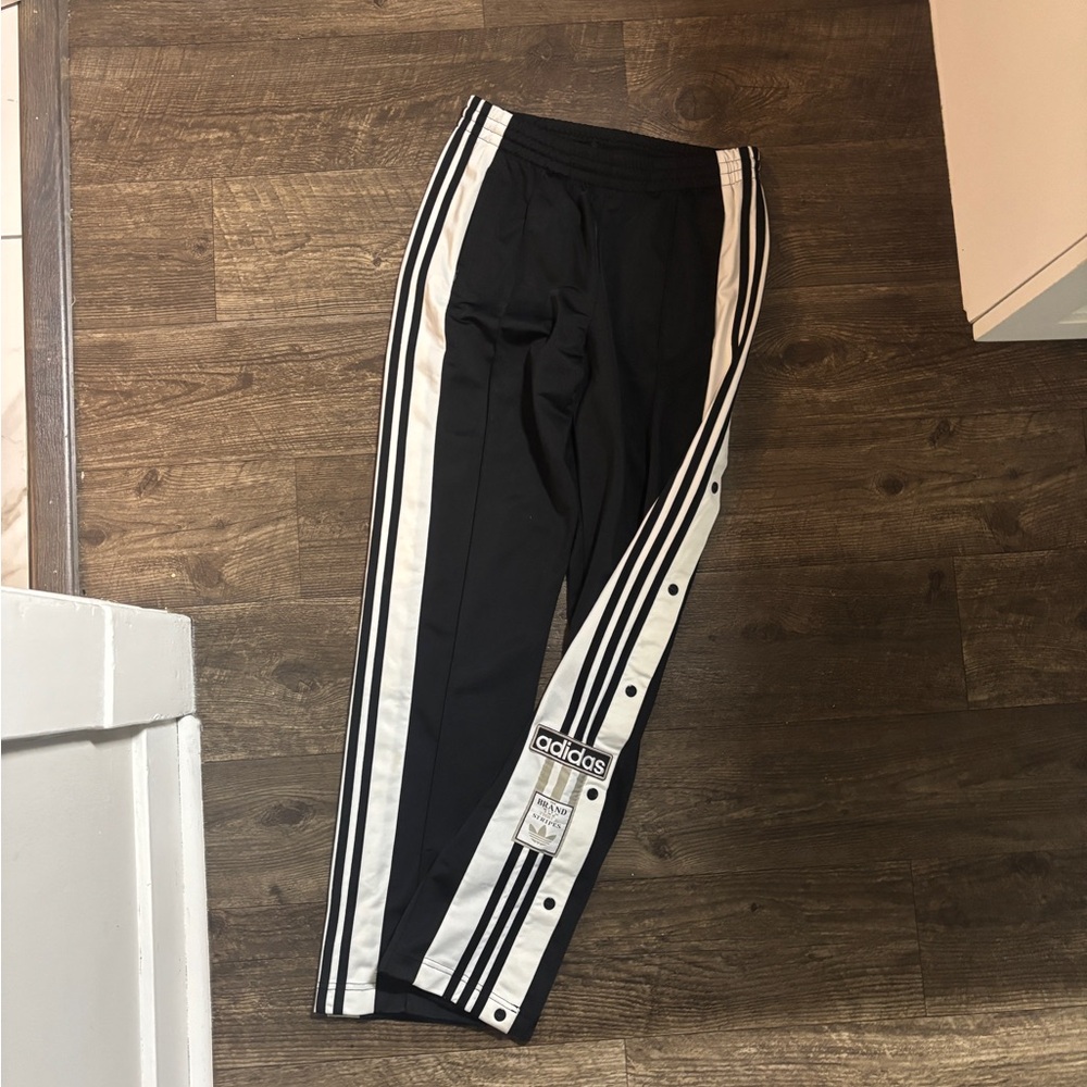 Adidas Women’s Black & White Track Pants